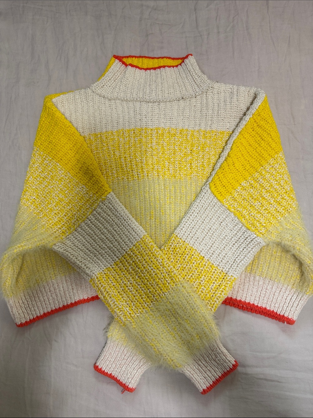 Free People Chunky Colorblock Sweater | Cozy Oversized Knit
